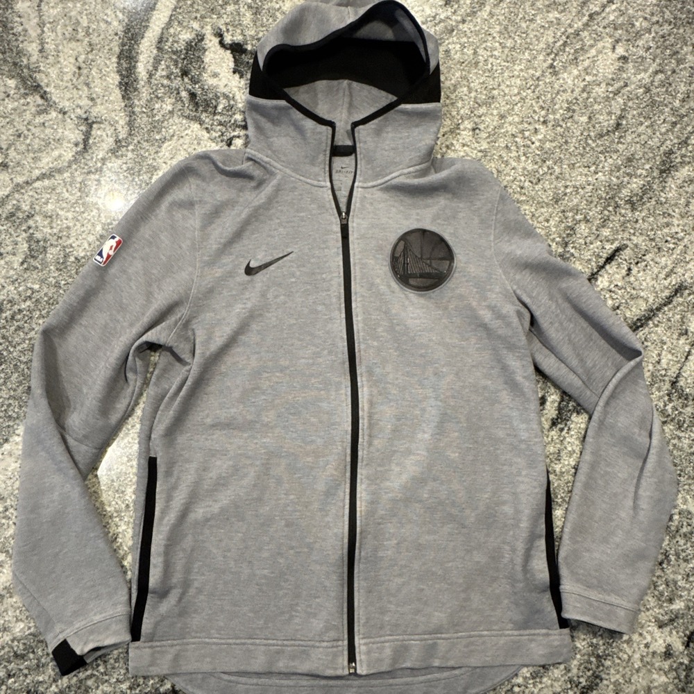 GOLDEN STATE WARRIORS NIKE TECH FLEECE HOODED JUMPER Size Large Dri-fit #242